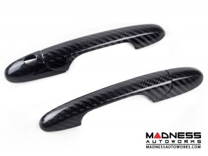 FIAT 500 Exterior Door Handle Kit - Carbon Fiber 